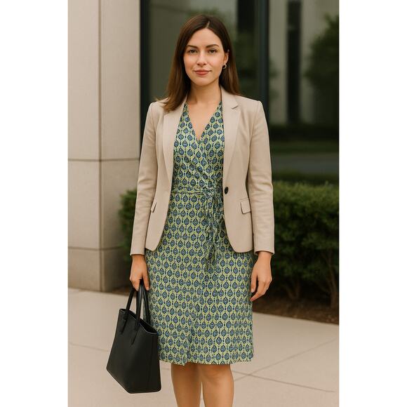 Dakini, Woman’s Small Dress Blue and Green - Picture 1 of 7